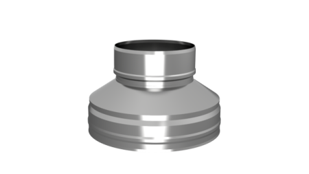 Переходник ф 110х100, Оц/0,5мм, h=180мм