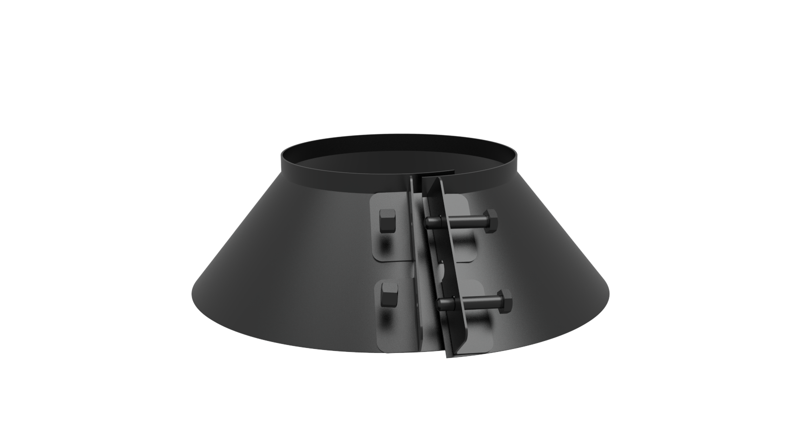 Фланец ф 200, AISI 439/0,5мм, h=60мм (черный 1000)